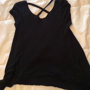 black t-shirt